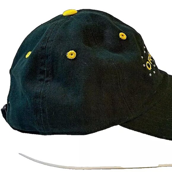 Women's Cut Top of the World Oregon Ducks Strapback Hat/Cap Green Rhinestones - Picture 5 of 8